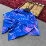 تیشرت مردانه دورس دو نخ قواره لش باکسی طرح پیسوله