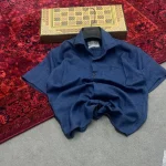 پیراهن مردانه آستین کوتاه پارچه خارجی طرح 1 - تصویر 2