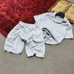 ست پارچه مراکشی پیراهن شلوارک طرح 1 - تصویر 5