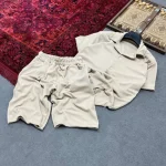 ست پارچه مراکشی پیراهن شلوارک طرح 1 - تصویر 2