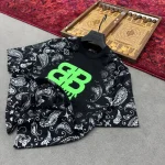 تیشرت مردانه دورس دو نخ قواره لش باکسی طرح BB