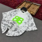 تیشرت مردانه دورس دو نخ قواره لش باکسی طرح BB