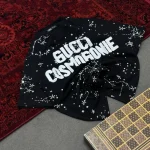 تیشرت دورس دو نخ قواره لش باکسی طرح GUCCI