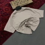 تیشرت مردانه دورس دو نخ قواره لش طرح ساده