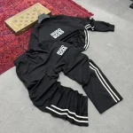 ست بگ گلکسی آستین بلند طرح HUGO BOSS