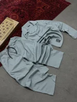 ست مراکشی شلوار و پیراهن آستین بلند قواره بگ