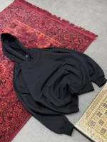 هودی سه نخ داخل کرک گرم بالا قواره لش باکسی بیسیک