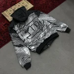 سویشرت داخل خز چاپی پارچه مموری 3 طرح