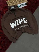 دورس نیم زیپ دو نخ داخل کرک قواره باکسی WIPE