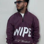 دورس نیم زیپ دو نخ داخل کرک قواره باکسی WIPE