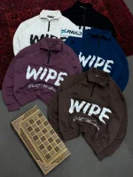 دورس نیم زیپ دو نخ داخل کرک قواره باکسی WIPE