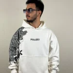 هودی سه نخ داخل کرک گرم بالا قواره لش باکسی POLIZEI BLOOM