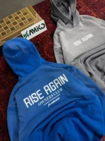 هودی سه نخ داخل کرک گرم بالا قواره لش باکسی RISE AGAIN 2
