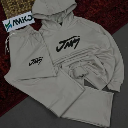 ست بگ گلکسی هودی و شلوار دمپا راسته Jmi