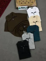 تیشرت مراکشی نیم زیپ 2