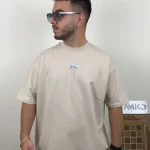 تیشرت مردانه دورس دو نخ قواره لش باکسی تیکه NIKE