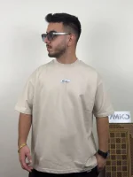تیشرت مردانه دورس دو نخ قواره لش باکسی تیکه NIKE