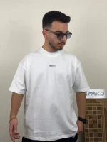 تیشرت مردانه دورس دو نخ قواره لش باکسی تیکه NIKE