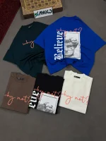 تیشرت مردانه دورس دو نخ قواره لش باکسی why not