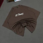 تیشرت مردانه دورس دو نخ قواره لش باکسی All Thing