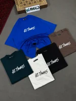تیشرت مردانه دورس دو نخ قواره لش باکسی All Thing