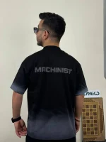 تیشرت مردانه پارچه ماکان قواره لش باکسی MACHINIST