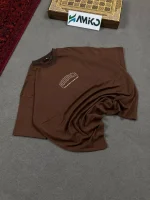 تیشرت مردانه دورس دو نخ قواره لش باکسی HOODRICH