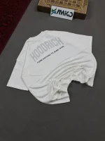 تیشرت مردانه دورس دو نخ قواره لش باکسی HOODRICH