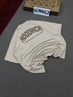 تیشرت مردانه دورس دو نخ قواره لش باکسی HOODRICH