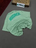 تیشرت مردانه دورس دو نخ قواره لش باکسی HOODRICH