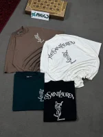 تیشرت مردانه پنبه قواره لش YSL