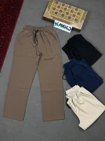شلوار اسلش مازراتی مورگان نیم بگ کمرکش