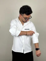 پیراهن آستین بلند مازراتی یقه ساده PEGADOR