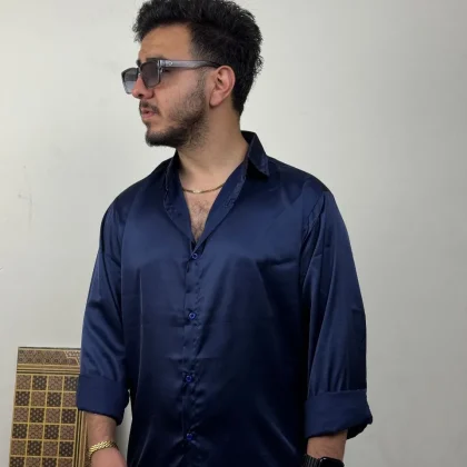پیراهن آستین بلند ساتن Ramin