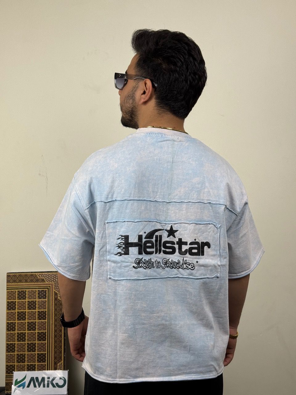 تیشرت مردانه ماکان سنگشور قواره لش باکسی Hellstar
