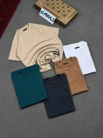 تیشرت یقه گرد مراکشی مدل 5